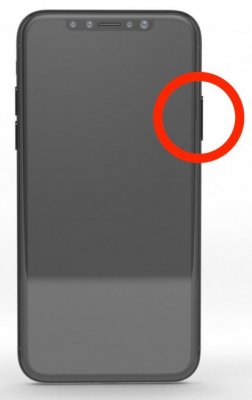 Сканер отпечатка пальца в iPhone 8 может быть расположен сбоку