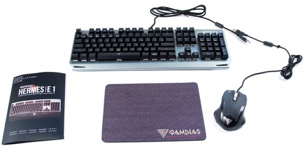 Обзор комплекта Gamdias HERMES E1+DEMETER E2+NYX E1 — Упаковка и комплектация. 3