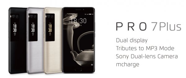 Meizu Pro 7 и Pro 7 Plus с двумя экранами представлены официально