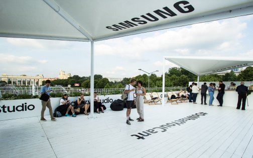 В Парке Горького открылся Samsung Galaxy Studio