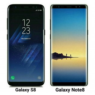 Новый рендер сравнивает Galaxy Note 8 с Galaxy S8+