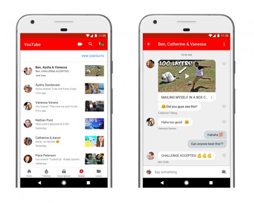 В YouTube для Android появился встроенный чат