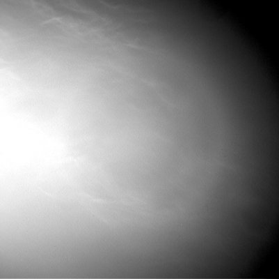 Марсоход Curiosity прислал снимки марсианских облаков