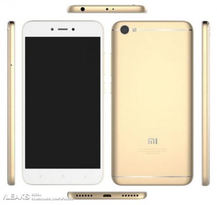 Раскрыты характеристики и дизайн Xiaomi Redmi Note 5A