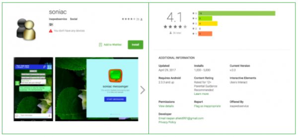 Тысячи Android-приложений заражены шпионом SonicSpy