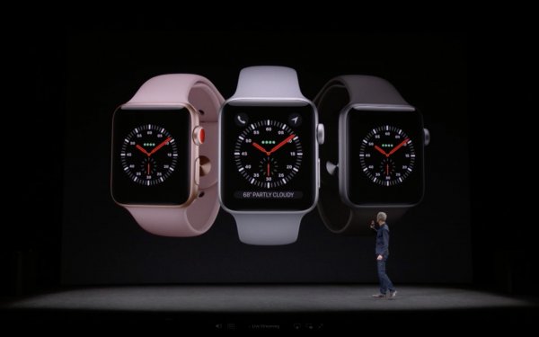 Apple представила Watch 3 — умные часы с LTE