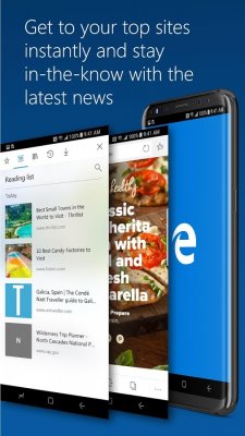 Бета Microsoft Edge уже доступна на Android