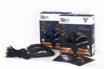 Обзор мышек Gamdias Zeus P1 и Zeus M1 — Упаковка и комплект поставки . 1