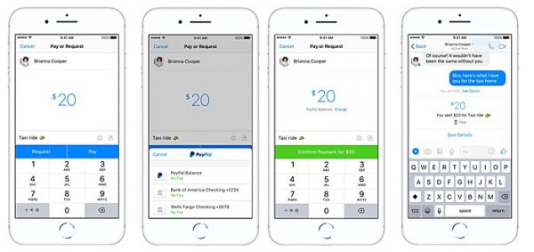 В Facebook* Messenger появилась поддержка денежных переводов