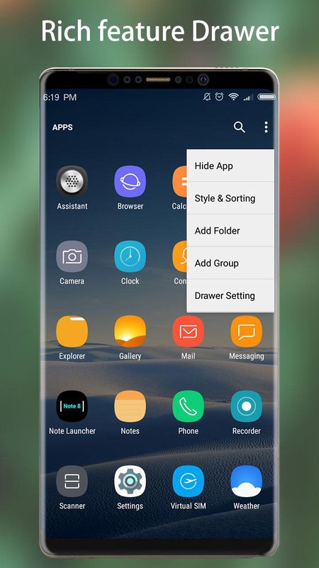 Note Launcher 2.1. Скриншот 2