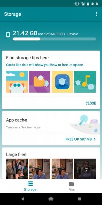 Приложение Files Go — файловый менеджер от Google