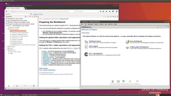 Samsung показала, как работает приложение Linux on Galaxy