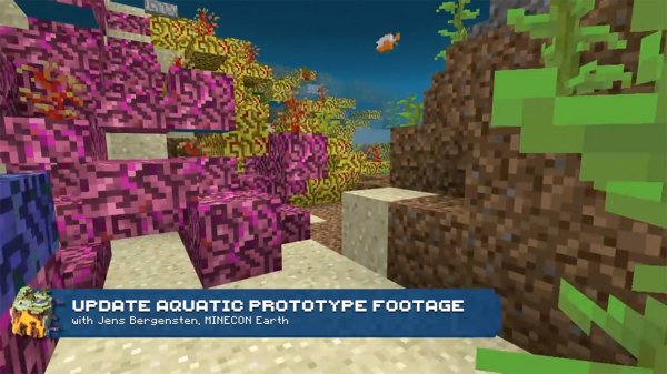 Следующее обновление Minecraft вдохнет жизнь в подводный мир