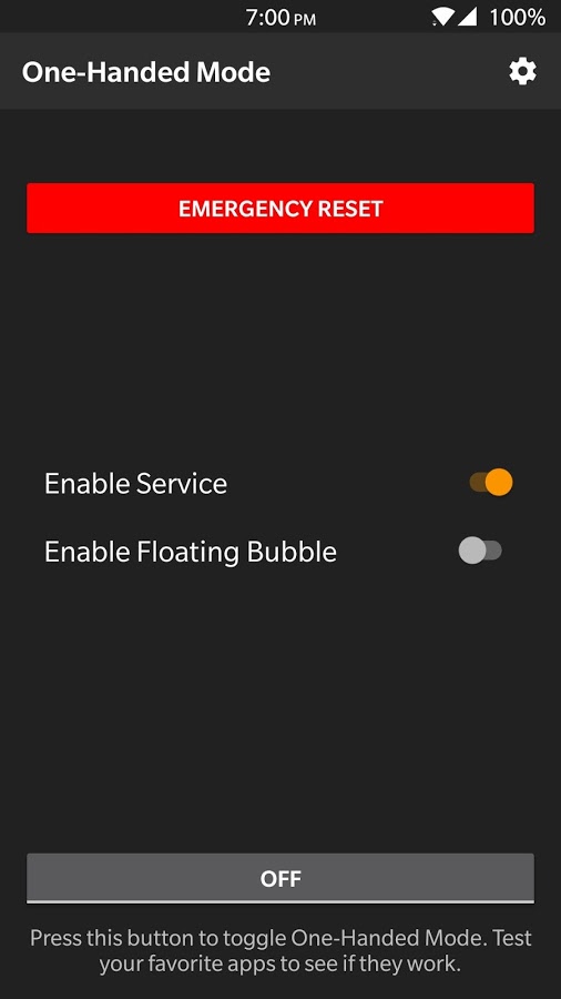 One-Handed Mode 27. Скриншот 3
