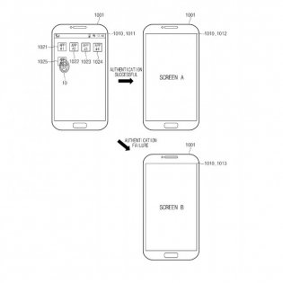 Новые патенты Samsung: сканер отпечатков под экраном и графеновый аккумулятор