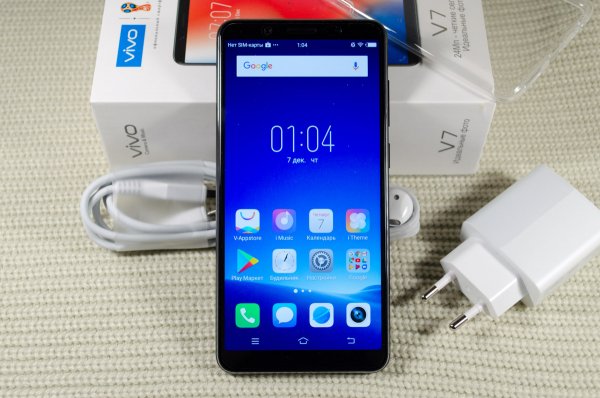 Обзор Vivo V7 — Внешний вид. 1