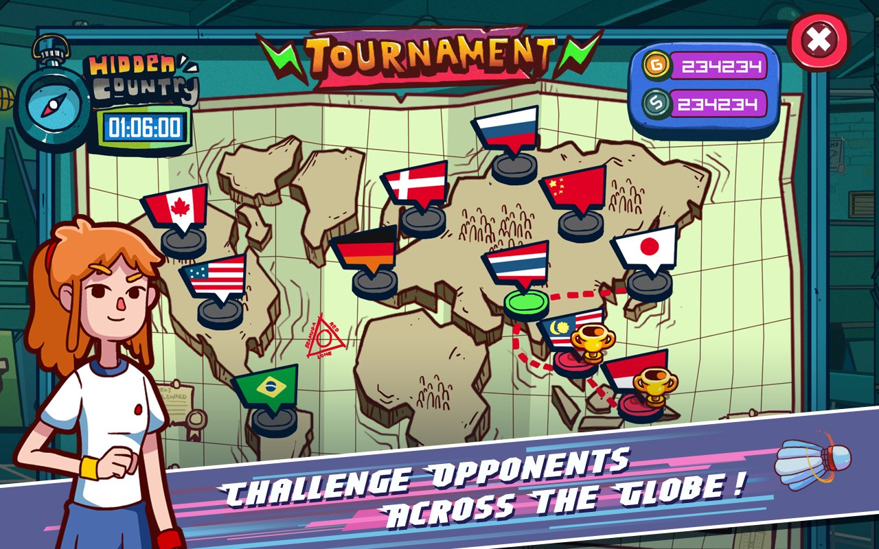 Super Stick Badminton 1.4.2. Скриншот 5