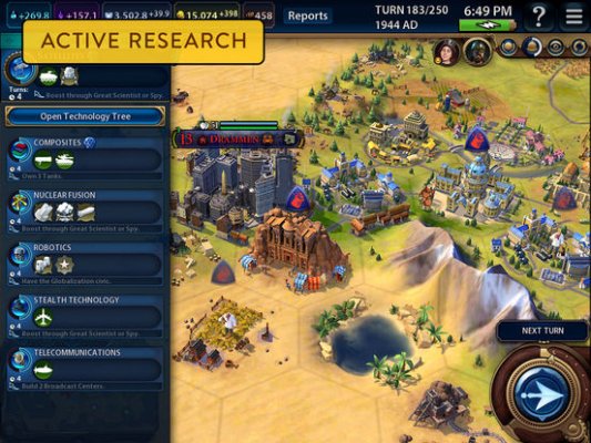 Игра Civilization VI вышла для iPad