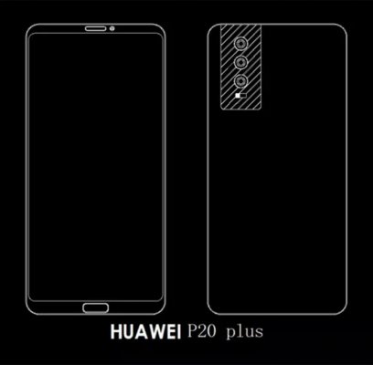 Huawei P20 получит вырез под датчики в стиле iPhone X