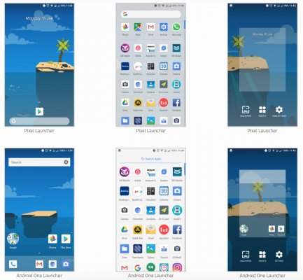 Лаунчер из смартфонов Android One портировали на все устройства