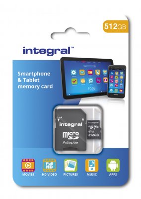 Представлена первая в мире MicroSD-карта на 512 ГБ