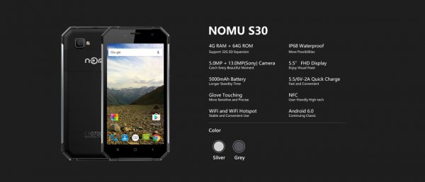 Большая распродажа защищённых смартфонов Nomu
