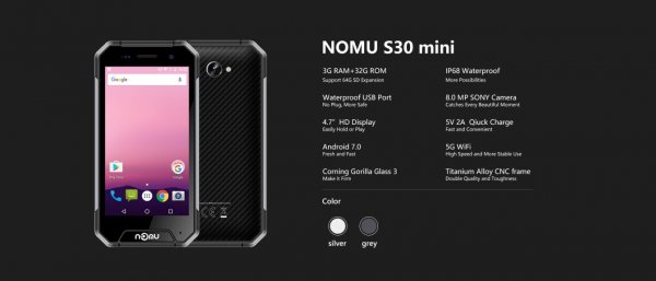 Большая распродажа защищённых смартфонов Nomu