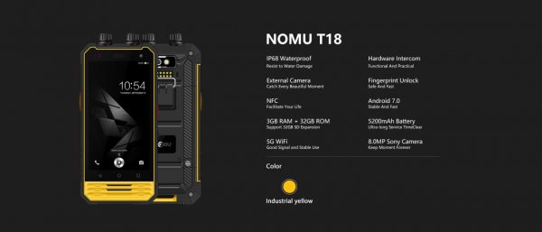 Большая распродажа защищённых смартфонов Nomu
