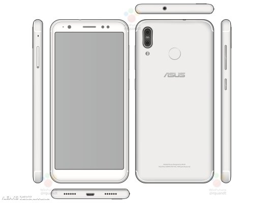Утечки: Huawei P20 с тремя основными камерами, Asus Zenfone 5 с экраном 18:9