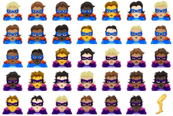 157 смайликов в наборе Emoji 11.0 окончательно утверждены