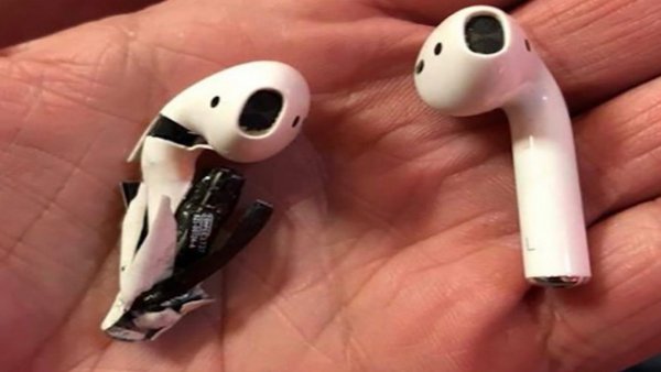 Американец пожаловался, что у него взорвались AirPods