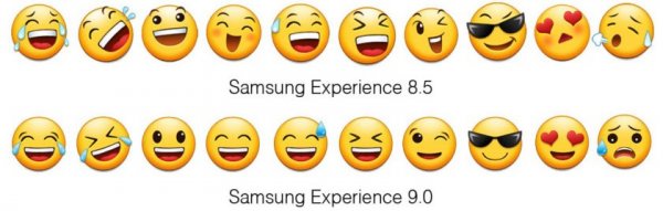 Samsung перерисовала эмодзи в Android Oreo для своих устройств