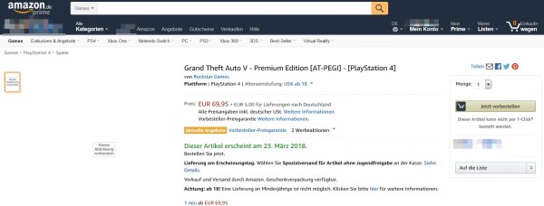 В марте выйдет премиум-издание GTA V для PS4 и Xbox One