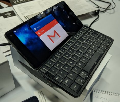 Gemini PDA вопреки обещаниям поставляется только с Android