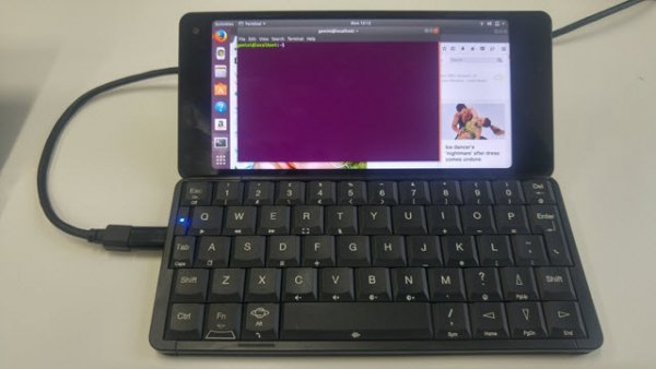 Gemini PDA вопреки обещаниям поставляется только с Android