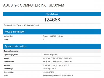 Обзор игрового ноутбука ASUS ROG Strix GL503V