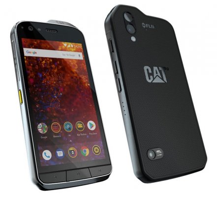 CAT S61 — смартфон с тепловизором, дальномером, гигрометром и термометром