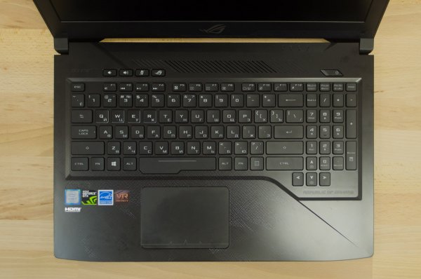 Обзор игрового ноутбука ASUS ROG Strix GL503V