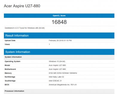 Обзор моноблока Acer Aspire U27-880