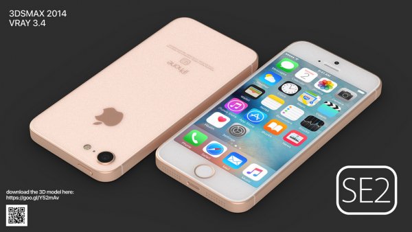 Дизайнер создал трёхмерную модель iPhone SE 2 на основе слухов