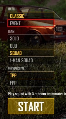 В PUBG появился экспериментальный режим событий