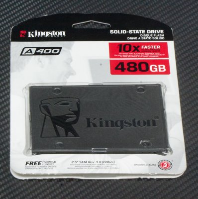 Обзор твердотельного накопителя Kingston A400 480 Gb — Внешний вид. 1