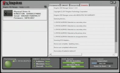 Обзор твердотельного накопителя Kingston A400 480 Gb — Особенности конструкции. 2