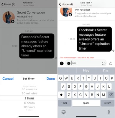 Facebook* позволит пользователям удалять отправленные сообщения