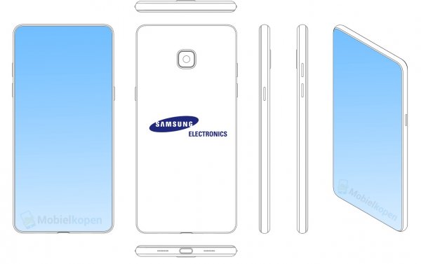 Samsung готовит смартфон с вырезом на экране?