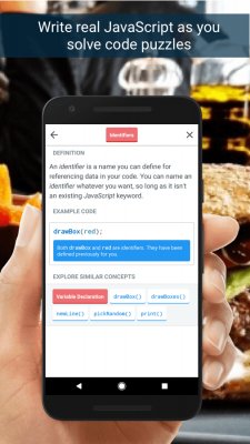 Мобильное приложение от Google научит кодировать на JavaScript