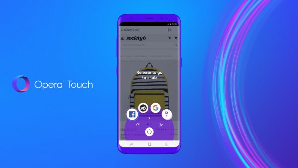 Touch — новый мобильный браузер от Opera