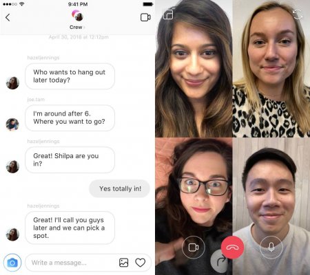 Instagram* анонсировал видеозвонки и другие новые функции