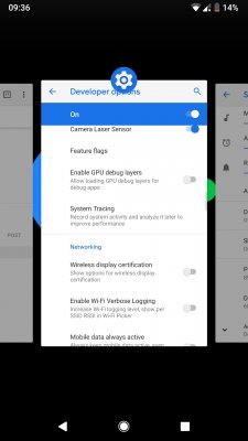 Первые скриншоты Android P DP2
