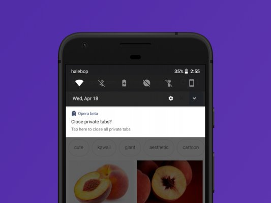 Вышла новая Opera для Android с темами оформления, ночным режимом и QR-сканером